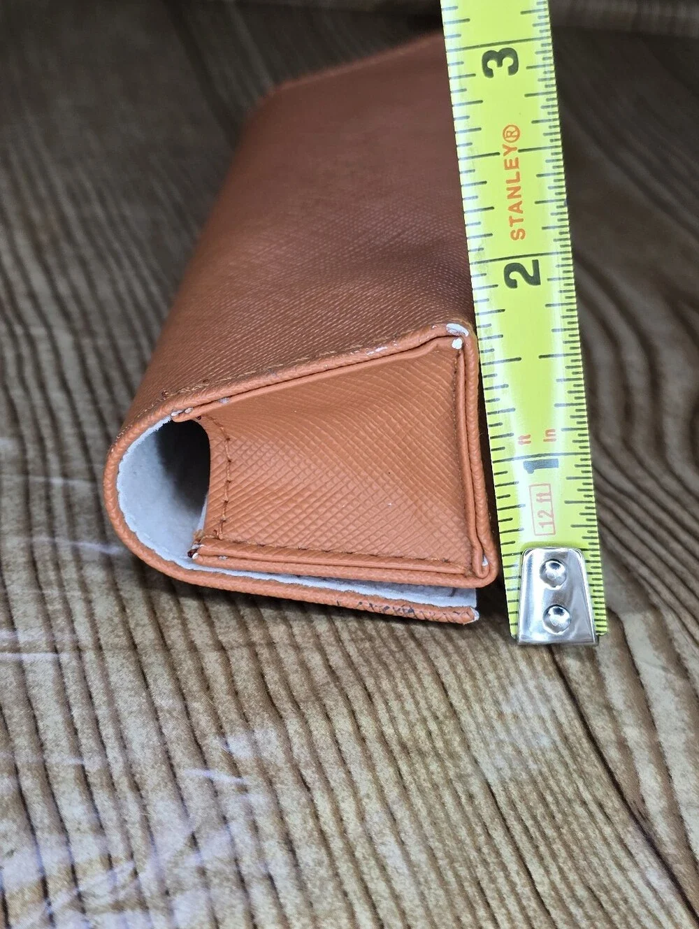 Tory Burch Burnt Orange Small Eyeglass Case